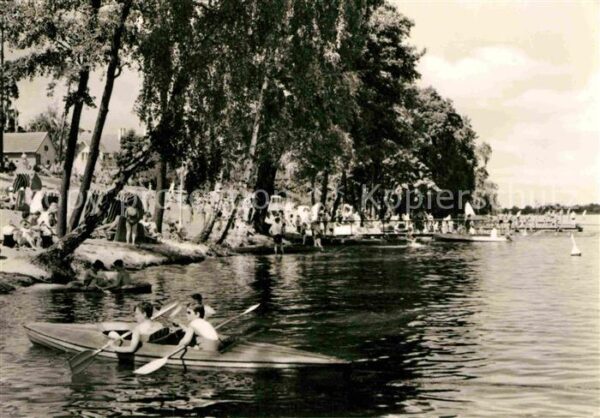 Klausdorf Mellensee Badestrand am Mellensee Kanufahren