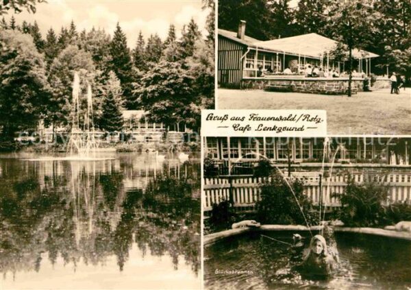 Frauenwald Thueringen Cafe Lenkgrund am Rennsteig Schwanentei