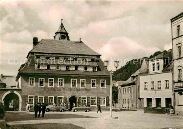 Bad Schandau FDGB Erholungsheim Ernst Thälmann am Ma