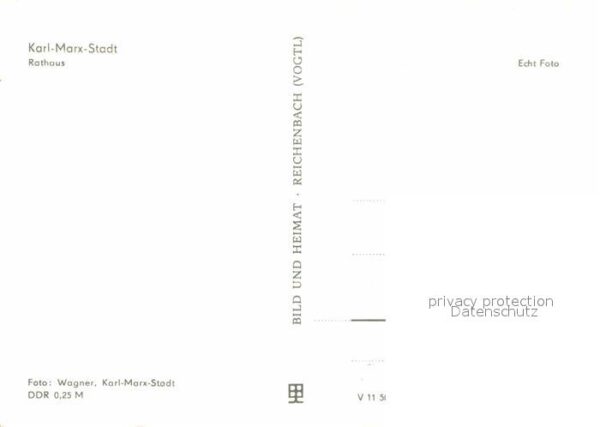 Karl-Marx-Stadt Rathaus – Bild 2
