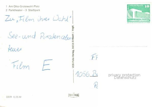 Plauen Vogtland Panorama Spitzenstadt Otto Grotewohl Pl – Bild 2