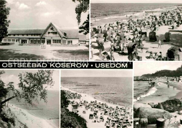 Koserow Ostseebad Usedom Ferienheim Strand Steilküste