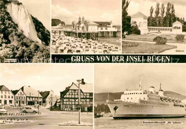 Insel Ruegen Königstuhl Kreidefelsen Sellin Seebrück