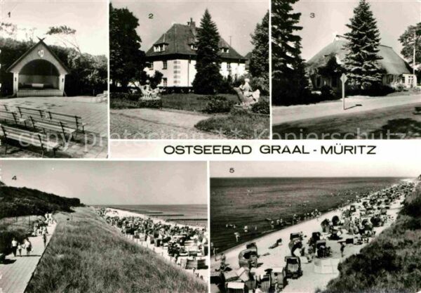 Graal-Mueritz Ostseebad Musikpavillon Kliniksanatorium Gärtneri