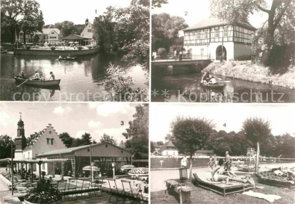 Rodewisch Schlossinsel Teich Bootfahren Schwimmba
