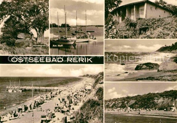 Rerik Ostseebad Hünengrab Boote am Haff Kurhaushalle St