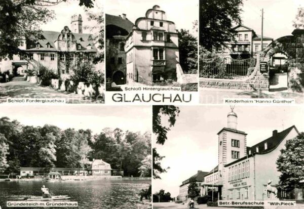 Glauchau Schloss Kinderheim Berufsschule Gründel