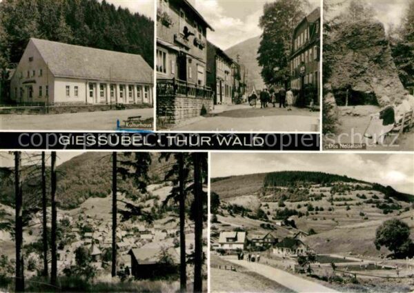 Giessuebel Schleusegrund Kulturhaus Nadelöhr Felsen Landschaftsp
