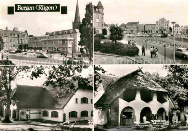 Bergen Ruegen Karl Marx Platz Rugard Gaststätte