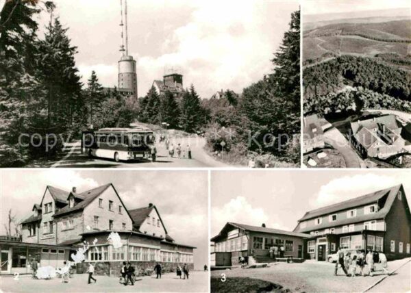 Grosser Inselsberg Turm HO Gaststätte Bus Berggasthof Stöh