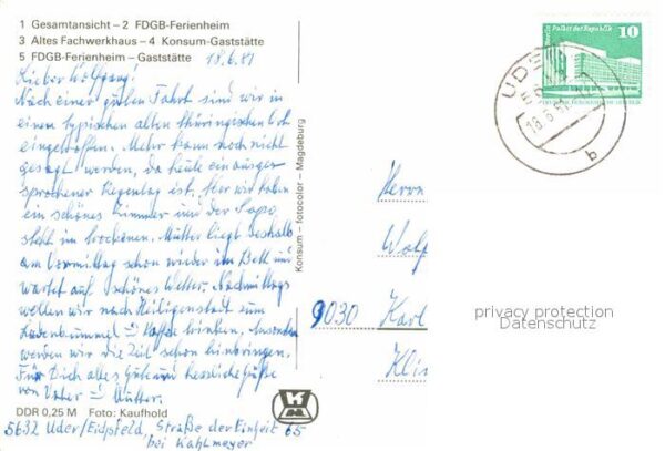 Uder Gesamtansicht FDGB Ferienheim Fachwerkh – Bild 2