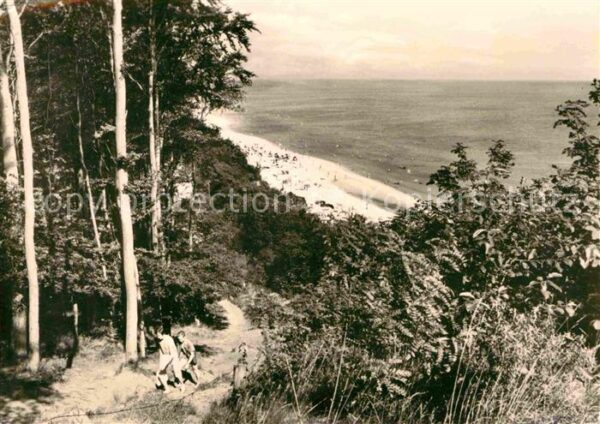 Bansin Ostseebad Campingplatz Blick auf Strand und Ostse