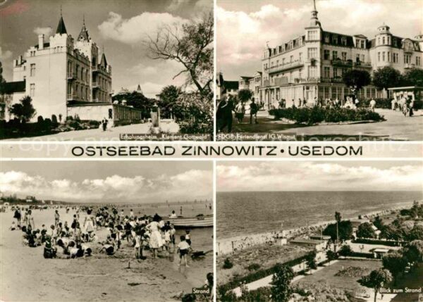 Zinnowitz Ostseebad Erholungsheim Klement Gottwald FDGB Fer