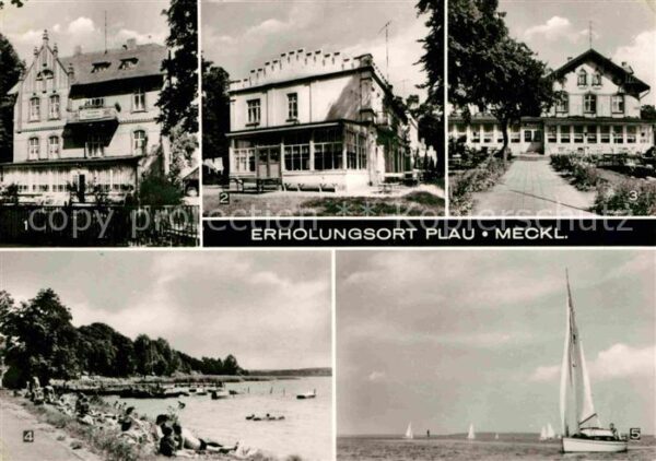 Plau See FDGB Erholungsheime Strandbad Player Se