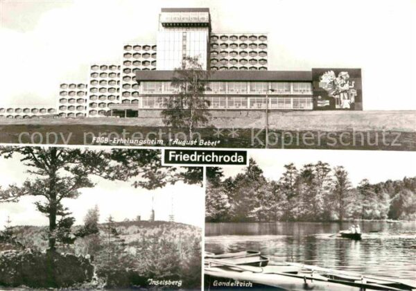 Friedrichroda FDGB Erholungsheim August Bebel Inselsb