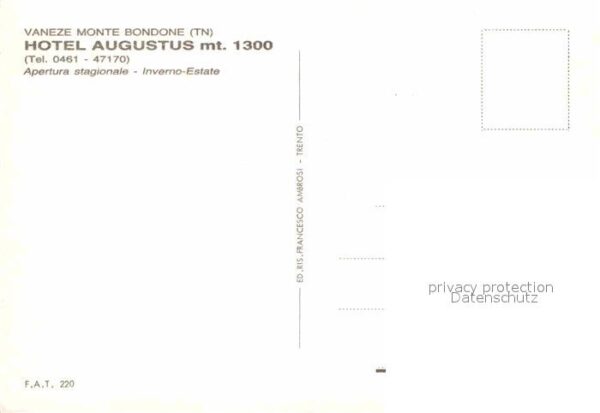 Trient Trento Hotel Augustus Monte Bondone – Bild 2