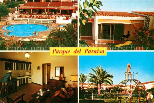 Playa del Ingles Parque del Paraiso Swimming Pool Bungal