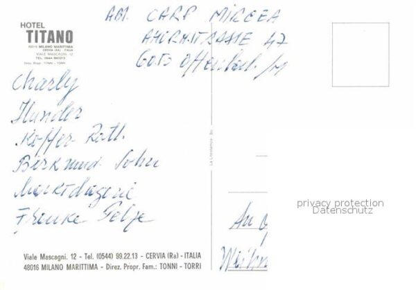 Milano Marittima Hotel Titano Strand – Bild 2
