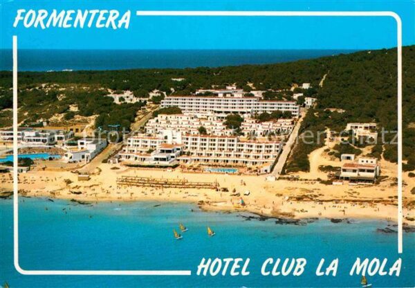 Formentera Hotel Club la Mola Fliegeraufnahme