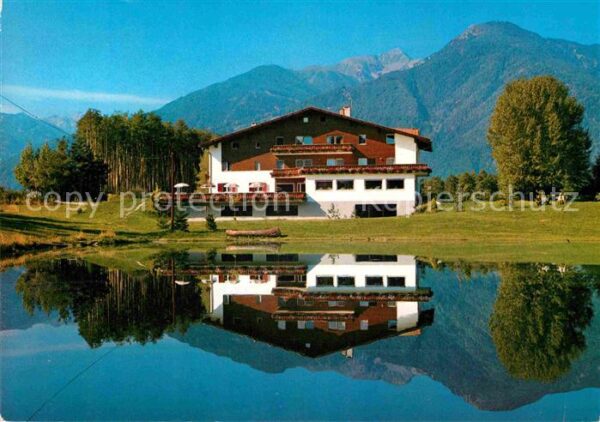 Natz Brixen Suedtirol Pension Cafe Seehof Wasserspiegelung Al