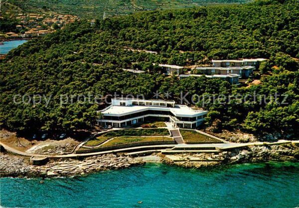 Jelsa Kroatien Hotel Genex Fliegeraufnahme