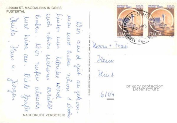 St Magdalena Gsies Fliegeraufnahme – Bild 2