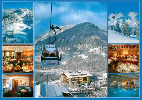 St Johann Pongau Hotel Berghof Bergbahn Winterpanorama A
