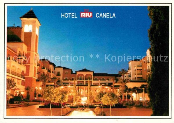 Canela Hotel Riu Nachtaufnahme