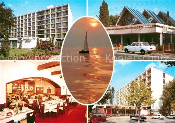 Siofok Hotel Restaurant Segeln in der Abendson