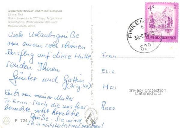 Greizerhuette im Floitengrund Berghütten Zillertaler – Bild 2