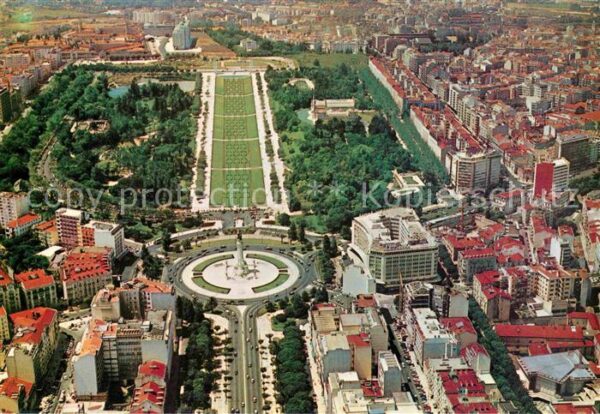 Lisboa Parque Eduardo VII e Avenida de Liberda