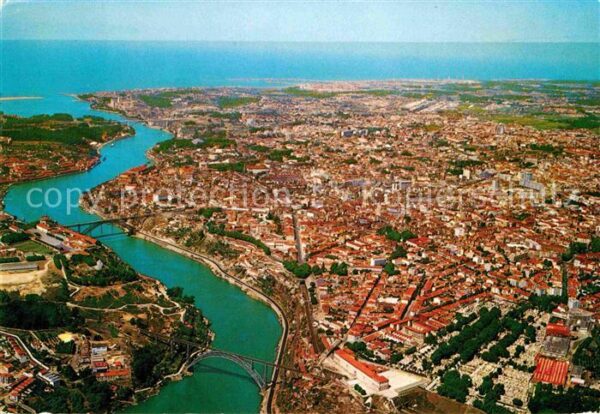 Porto Portugal Tres Pontes vista aerea
