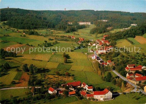 Winterkasten Lindenfels Erholungsort im Odenwald Fliegeraufnahm