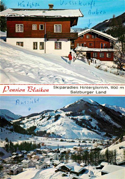 Hinterglemm Saalbach Pension Blaiken Skiparadies Wintersport