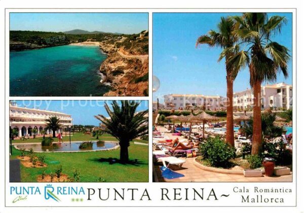 Cala Mandia Hotel Punta Reina Swimming Pool Palmen