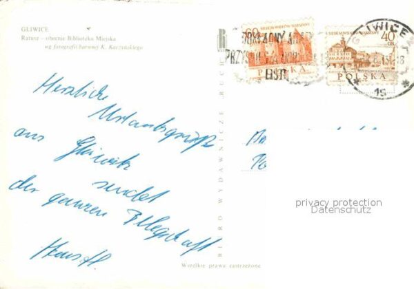 Gliwice Gleiwitz Ratusz Rathaus – Bild 2