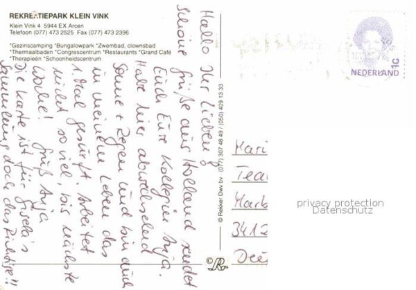 Arcen Rekreatiepark Klein Vink Erholungspark – Bild 2