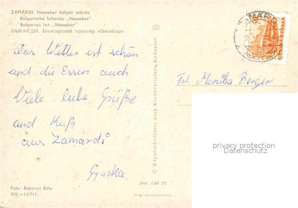 Zamardi Neszebar bolgar csarda Schenke Gaststät – Bild 2