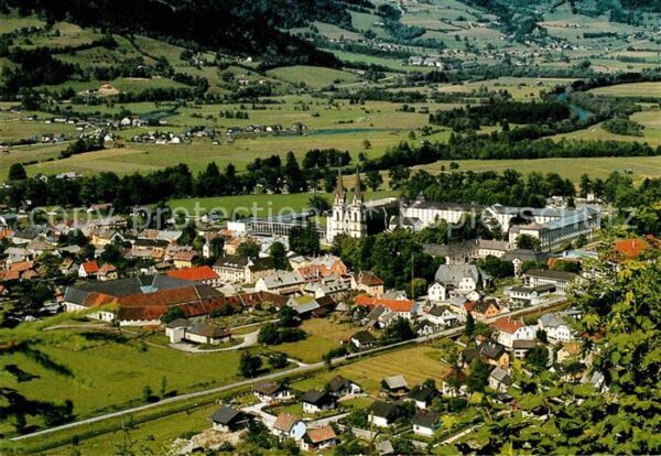 Admont Steiermark Panorama mit Stift Admont