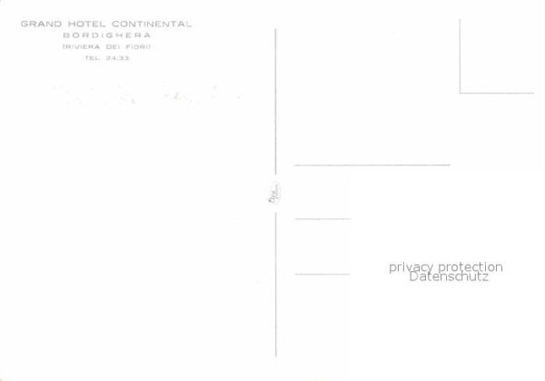 Bordighera Grand Hotel Continental Riviera dei Fio – Bild 2