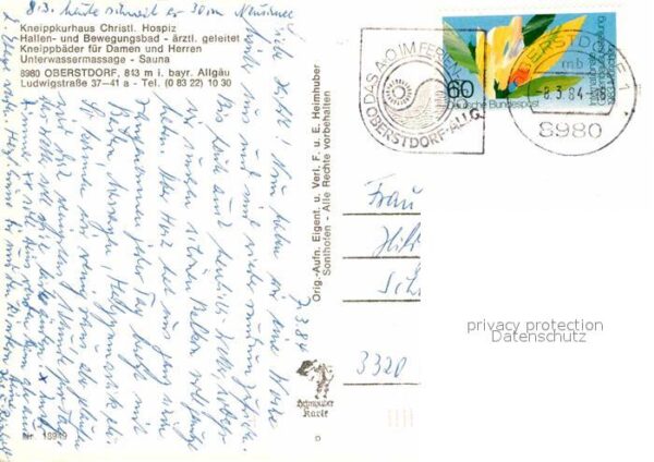 Oberstdorf Kneippkurhaus Christliches Hospiz Kneip – Bild 2