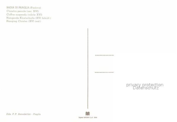 Badia di Praglia Chiostro pensile Kloster 16. Jhdt. – Bild 2
