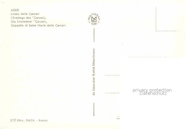 Assisi Umbria Eremo delle Carceri Einsiedelei – Bild 2