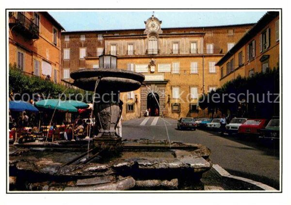 Castelgandolfo Latium Piazza della Liberta e Palazzo Pontific