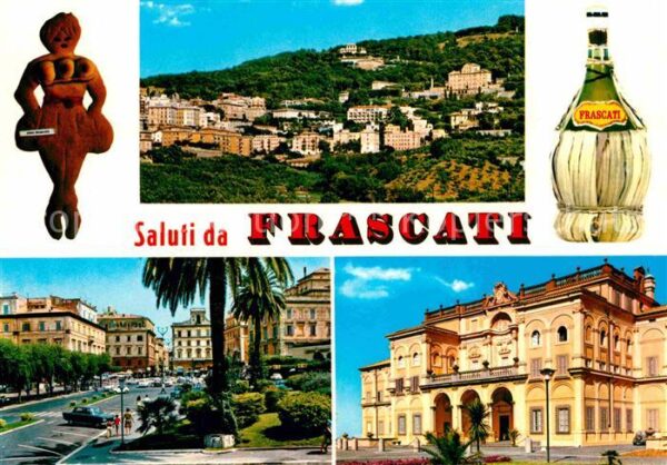 Frascati Panorama Innenstadt Gebäude Frascati We