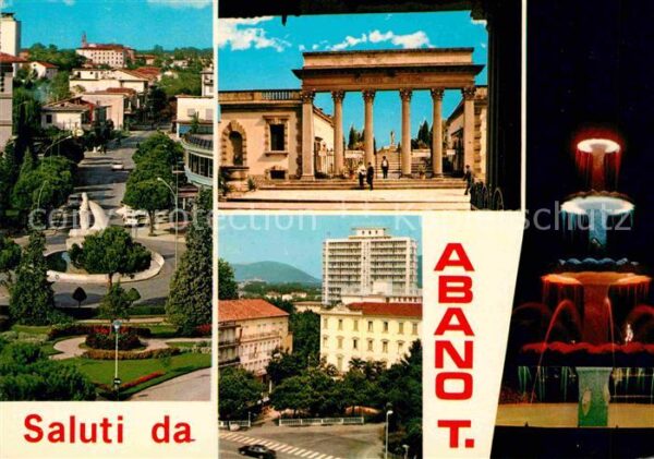 Abano Terme Colombo Denkmal Eingang Montirone Quell