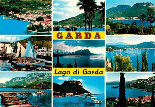 Garda Lago di Garda Panorama Gardasee Hafen Alpen