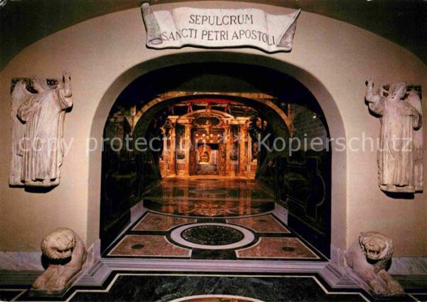 Vatican Sacre Grotte Vaticane veduta generale d