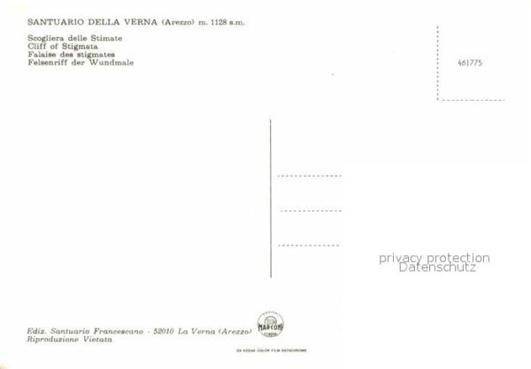 Arezzo Santuario della Verna Scogliera delle S – Bild 2