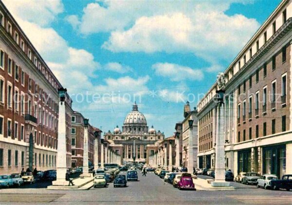 Roma Rom Via della Conciliazione e San Pietro Pe